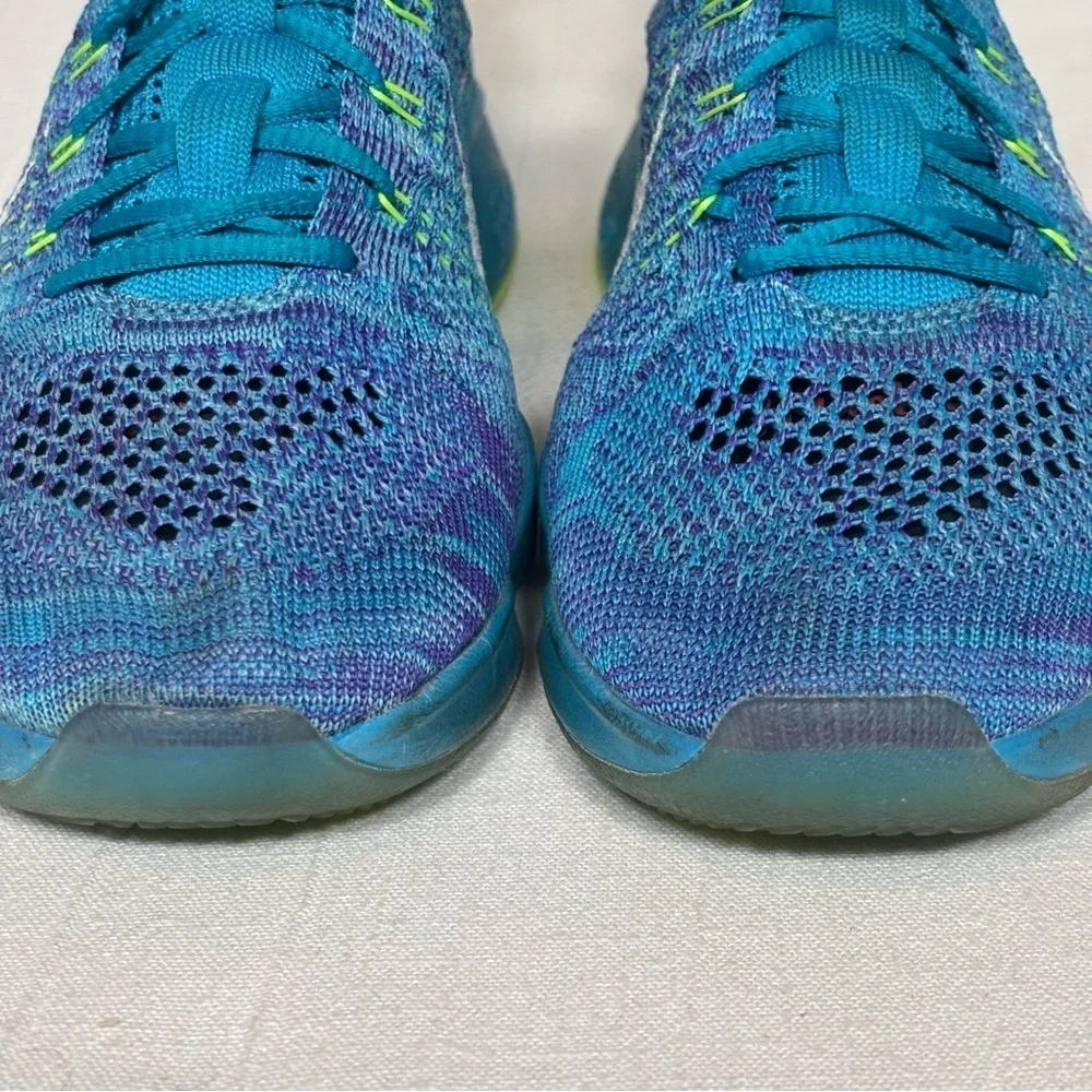 Nike Flyknit Zoom Agility Training Sneakers-Blue Volt-Women Size 9